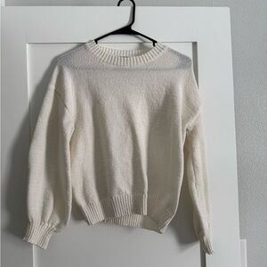 Classic White Women's Sweater